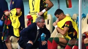 حواشی رونالدو در تیم ملی پرتغال؛توهین به سانتوس و ترک اردوی پرتغال2