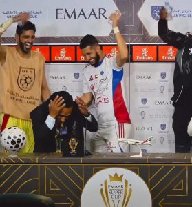 رقص ژوزه مورایس بعد از قهرمانی؛ امضای خاص سرمربی شارجه